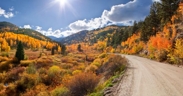 Mountain Valley in Autumn